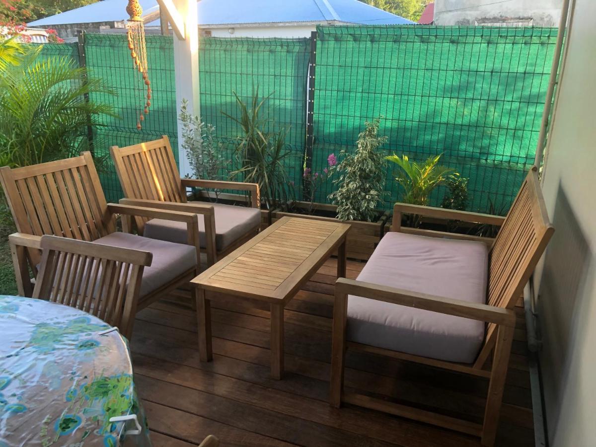 Habitation Baliache - Maison Creole Avec Jardin Privatif, Plage A 200M デエエ エクステリア 写真