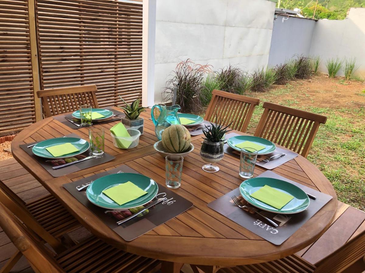Habitation Baliache - Maison Creole Avec Jardin Privatif, Plage A 200M デエエ エクステリア 写真
