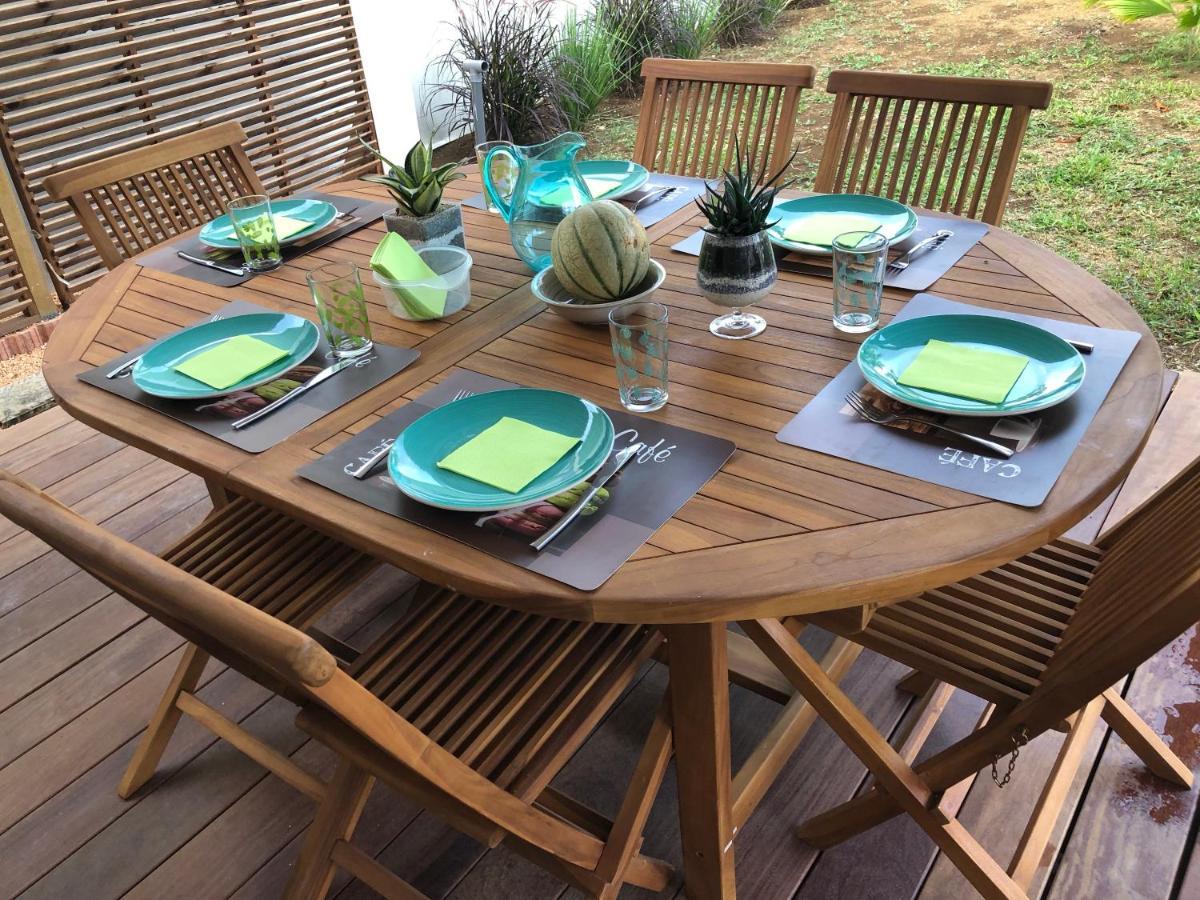 Habitation Baliache - Maison Creole Avec Jardin Privatif, Plage A 200M デエエ エクステリア 写真