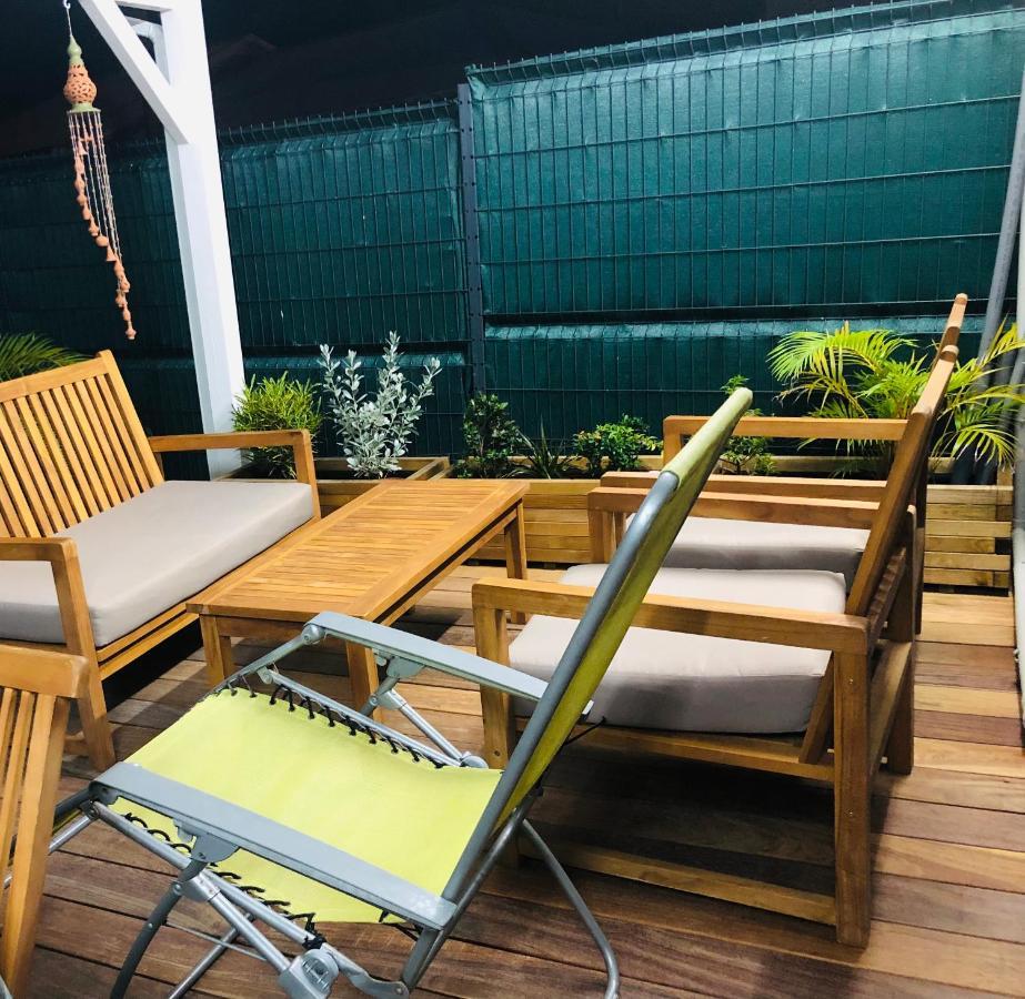 Habitation Baliache - Maison Creole Avec Jardin Privatif, Plage A 200M デエエ エクステリア 写真