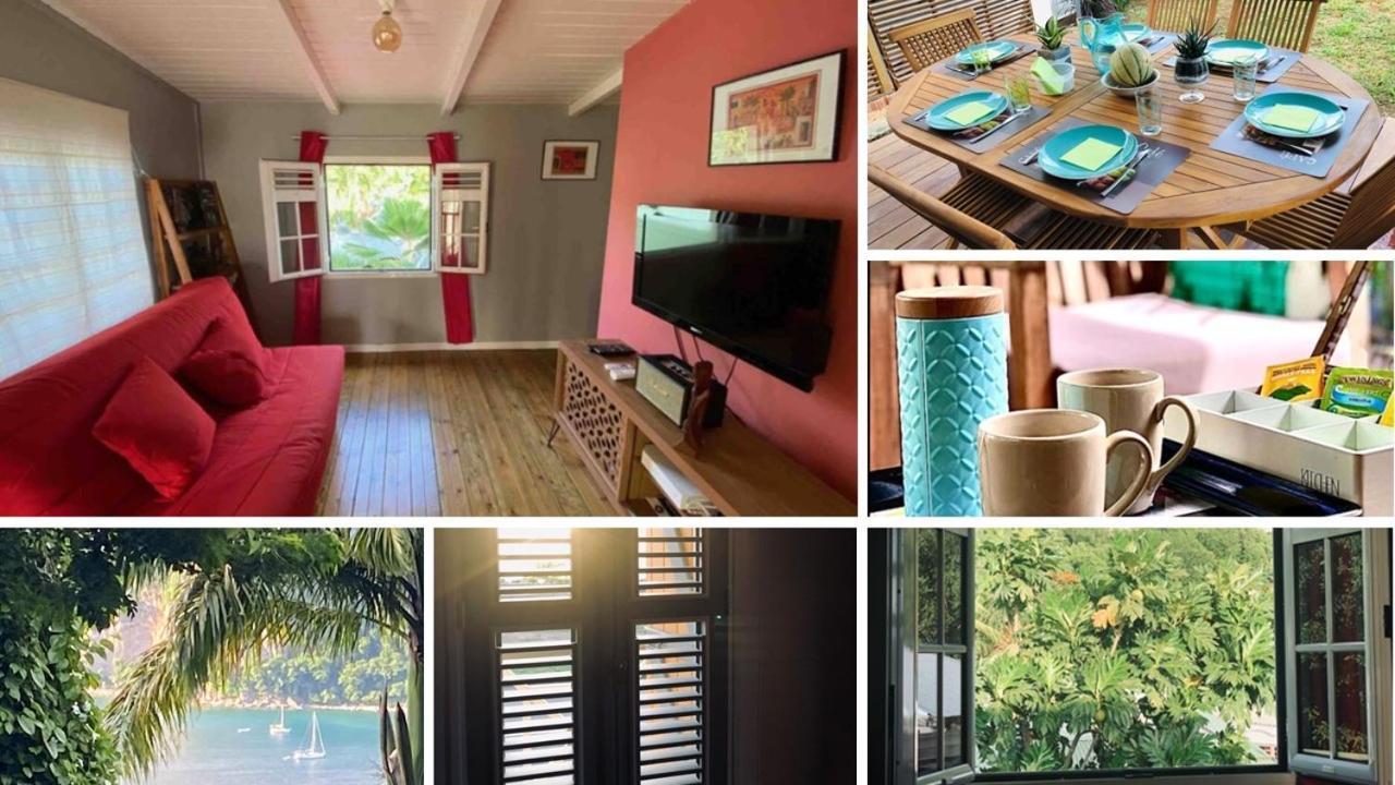 Habitation Baliache - Maison Creole Avec Jardin Privatif, Plage A 200M デエエ エクステリア 写真